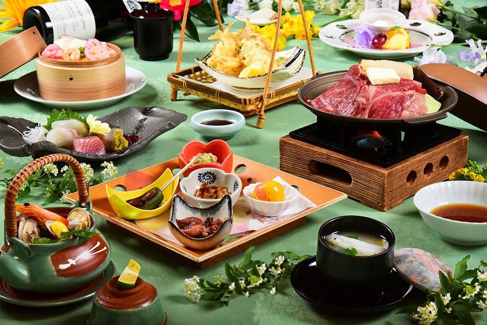 山海の春会席