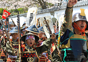 4月　龍野桜まつりと武者行列